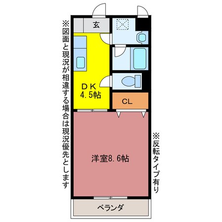 エクシード御油の物件間取画像